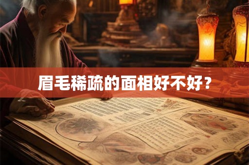 眉毛稀疏的面相好不好？