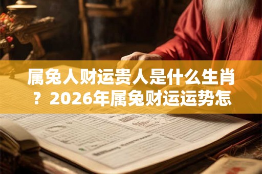 属兔人财运贵人是什么生肖？2026年属兔财运运势怎么样？