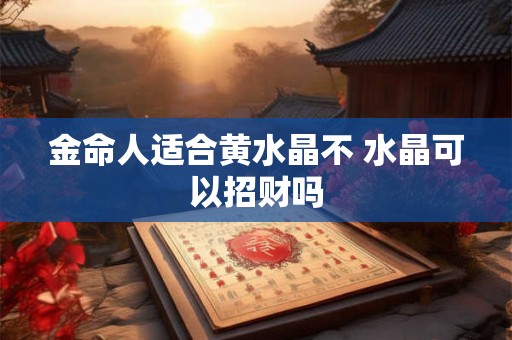金命人适合黄水晶不 水晶可以招财吗
