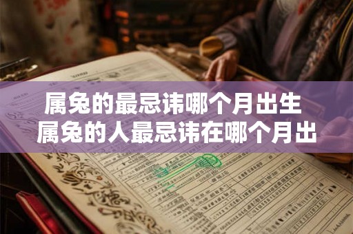属兔的最忌讳哪个月出生 属兔的人最忌讳在哪个月出生