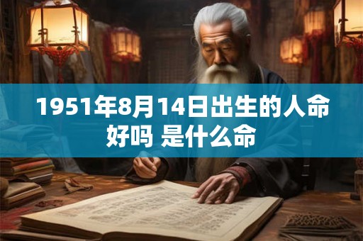 1951年8月14日出生的人命好吗 是什么命
