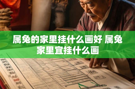 属兔的家里挂什么画好 属兔家里宜挂什么画