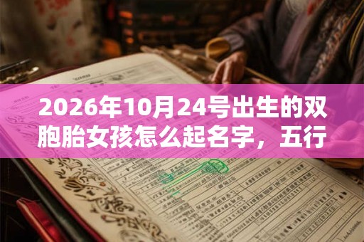 2026年10月24号出生的双胞胎女孩怎么起名字,五行属什么? 2026年10月24号出生的双胞胎女孩怎么起名字,五行属什么?