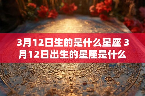 3月12日生的是什么星座 3月12日出生的星座是什么