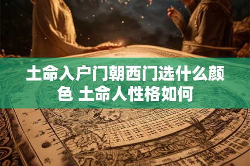 土命入户门朝西门选什么颜色 土命人性格如何 土命入户门朝西门选什么颜色 土命人性格如何