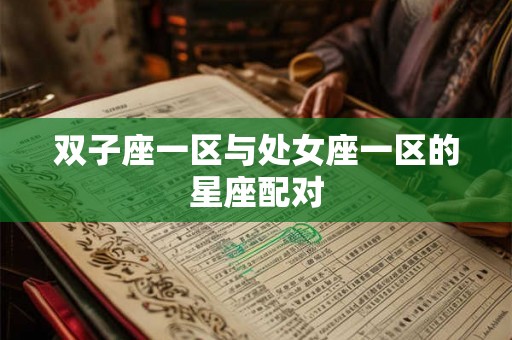 双子座一区与处女座一区的星座配对