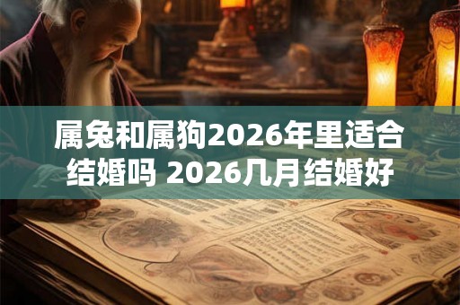 属兔和属狗2026年里适合结婚吗 2026几月结婚好