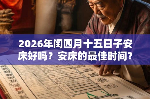 2026年闰四月十五日子安床好吗？安床的最佳时间？