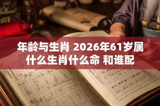 年龄与生肖 2026年61岁属什么生肖什么命 和谁配