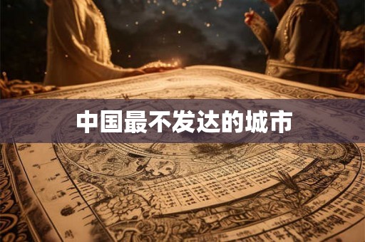 中国最不发达的城市
