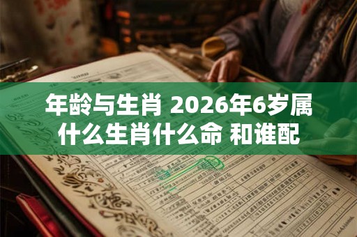 年龄与生肖 2026年6岁属什么生肖什么命 和谁配