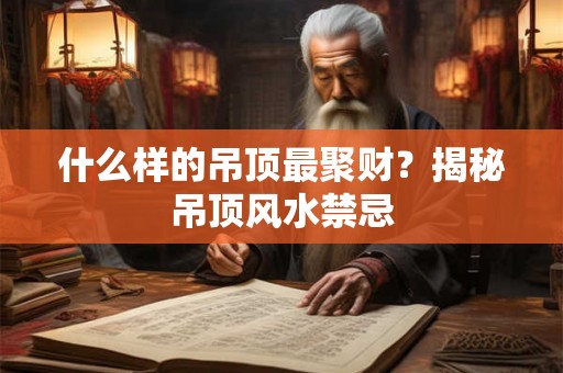 什么样的吊顶最聚财?揭秘吊顶风水禁忌 什么样的吊顶最聚财?揭秘吊顶风水禁忌