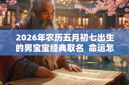 2026年农历五月初七出生的男宝宝经典取名  命运怎么样