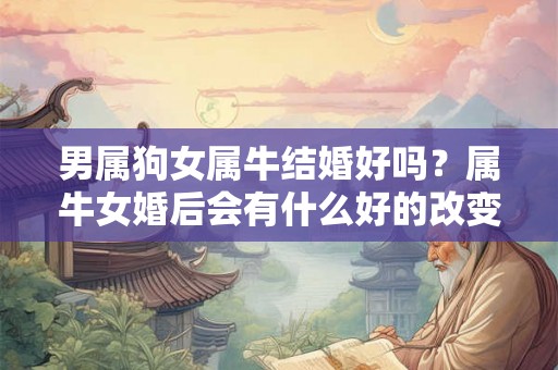 男属狗女属牛结婚好吗？属牛女婚后会有什么好的改变？