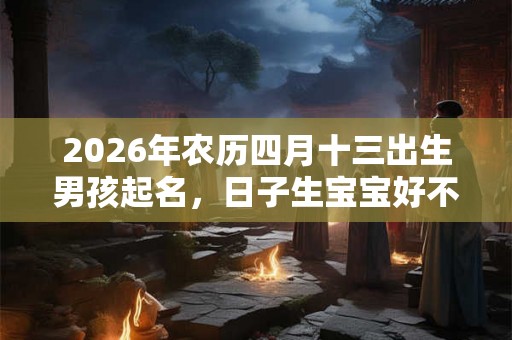 2026年农历四月十三出生男孩起名,日子生宝宝好不好? 2026年农历四月十三出生男孩起名,日子生宝宝好不好?