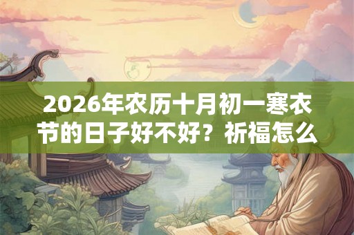 2026年农历十月初一寒衣节的日子好不好？祈福怎么样？