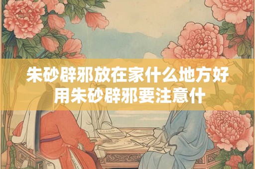 朱砂辟邪放在家什么地方好 用朱砂辟邪要注意什 朱砂辟邪放在家什么地方好 用朱砂辟邪要注意什
