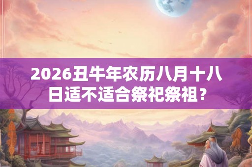 2026丑牛年农历八月十八日适不适合祭祀祭祖？