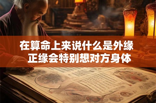 在算命上来说什么是外缘 正缘会特别想对方身体 在算命上来说什么是外缘 正缘会特别想对方身体