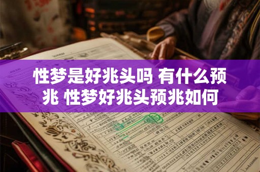 性梦是好兆头吗 有什么预兆 性梦好兆头预兆如何 性梦是好兆头吗 有什么预兆 性梦好兆头预兆如何