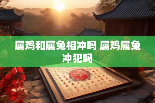 属鸡和属兔相冲吗 属鸡属兔冲犯吗
