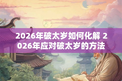2026年破太岁如何化解 2026年应对破太岁的方法 2026年破太岁如何化解 2026年应对破太岁的方法