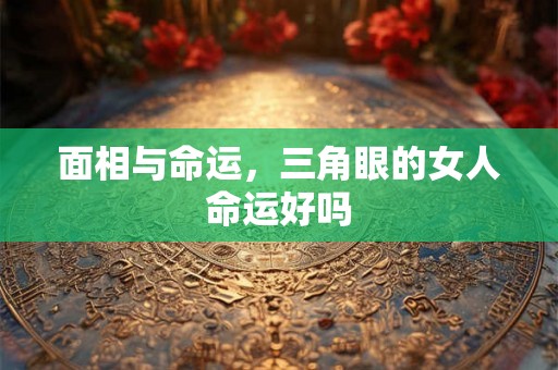 面相与命运，三角眼的女人命运好吗