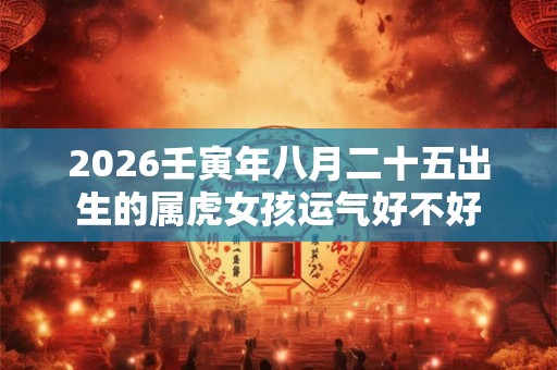 2026壬寅年八月二十五出生的属虎女孩运气好不好