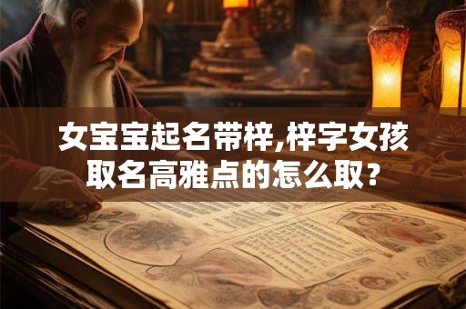 女宝宝起名带梓,梓字女孩取名高雅点的怎么取？