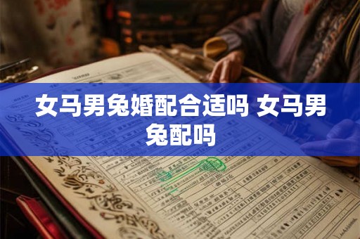 女马男兔婚配合适吗 女马男兔配吗