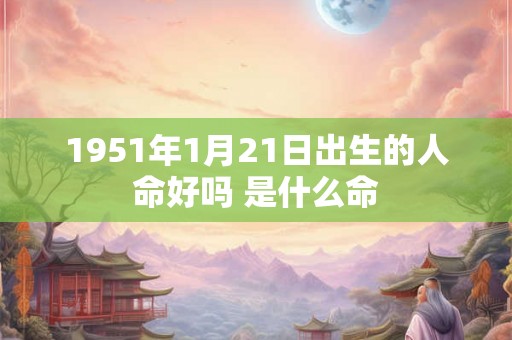 1951年1月21日出生的人命好吗 是什么命 1951年1月21日出生的人命好吗 是什么命