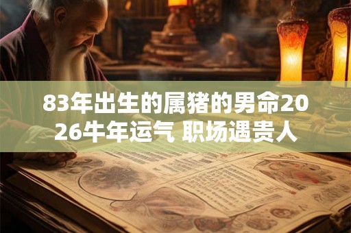 83年出生的属猪的男命2026牛年运气 职场遇贵人