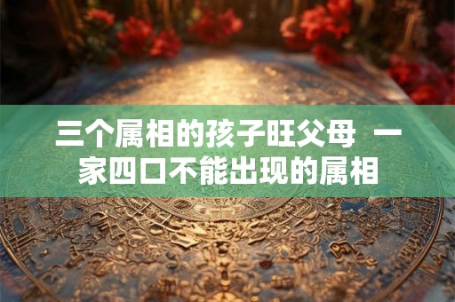 三个属相的孩子旺父母  一家四口不能出现的属相