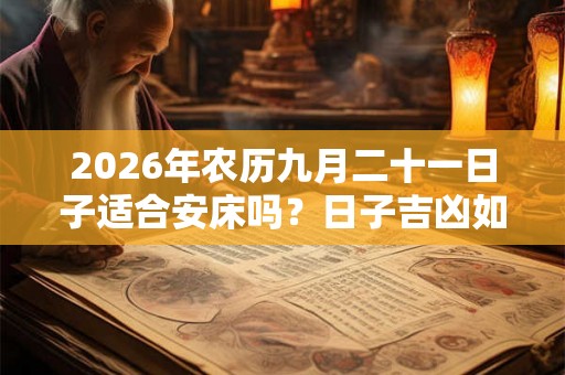 2026年农历九月二十一日子适合安床吗？日子吉凶如何？
