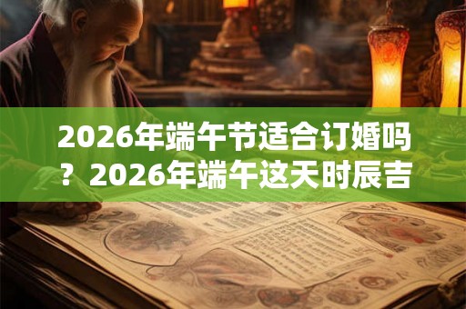 2026年端午节适合订婚吗？2026年端午这天时辰吉凶如何？