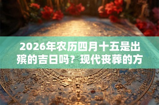 2026年农历四月十五是出殡的吉日吗？现代丧葬的方式