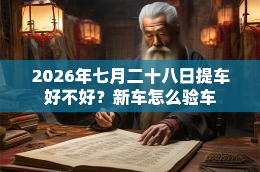 2026年七月二十八日提车好不好？新车怎么验车