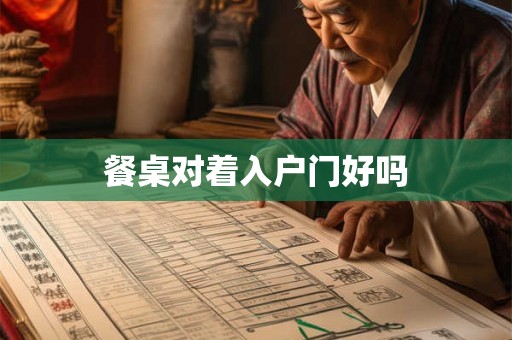 餐桌对着入户门好吗 餐桌对着入户门好吗