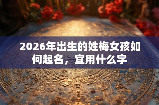 2026年出生的姓梅女孩如何起名，宜用什么字