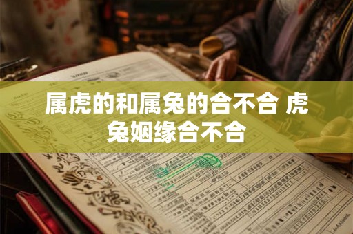 属虎的和属兔的合不合 虎兔姻缘合不合