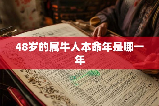48岁的属牛人本命年是哪一年