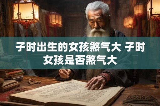 子时出生的女孩煞气大 子时女孩是否煞气大