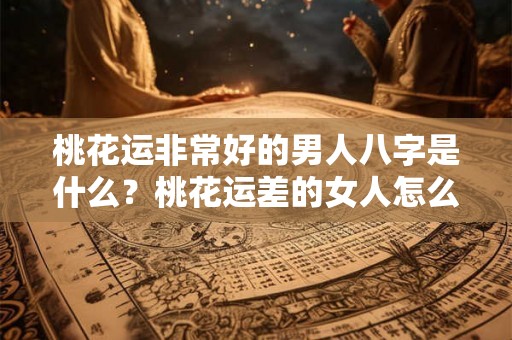 桃花运非常好的男人八字是什么？桃花运差的女人怎么办？