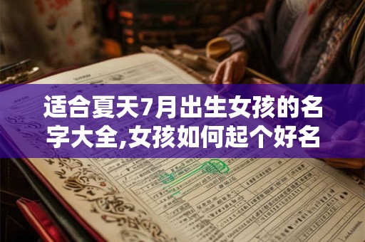 适合夏天7月出生女孩的名字大全,女孩如何起个好名字? 适合夏天7月出生女孩的名字大全,女孩如何起个好名字?