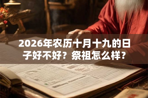2026年农历十月十九的日子好不好？祭祖怎么样？