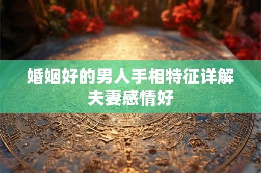 婚姻好的男人手相特征详解夫妻感情好