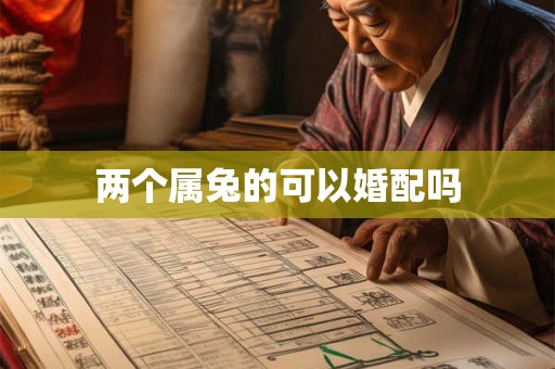 两个属兔的可以婚配吗