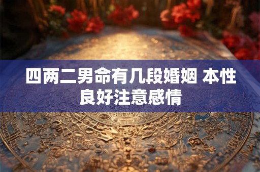 四两二男命有几段婚姻 本性良好注意感情