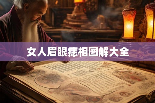 女人眉眼痣相图解大全