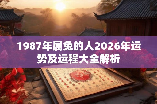 1987年属兔的人2026年运势及运程大全解析